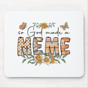 Mousepad Deus Fez Um Memória Feliz dia de as mães Vovó