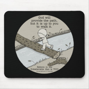 Mousepad Deus fornece um caminho