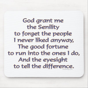 Mousepad Deus Grant mim humor