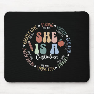 Mousepad Deus Guardião Diz Versículo Bíblico Cristão De Vol