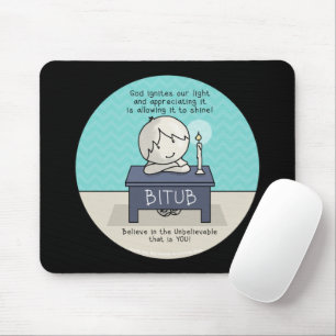 Mousepad Deus incendeia nosso Pad de Mouse Leve