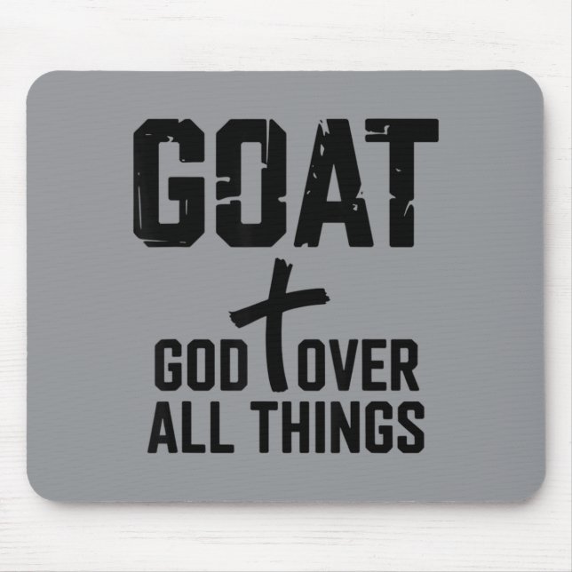 Mousepad Deus Sobre Todas as Coisas (Frente)