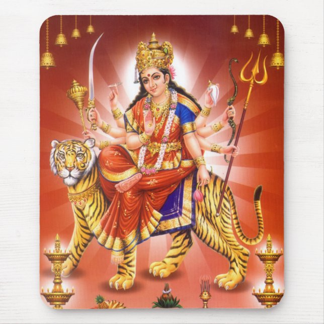 Mousepad Deusa Durga (deusa Hindu) (Frente)