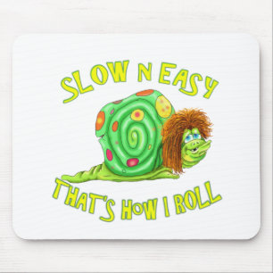 Mousepad Devagar e fácil é assim que eu faço