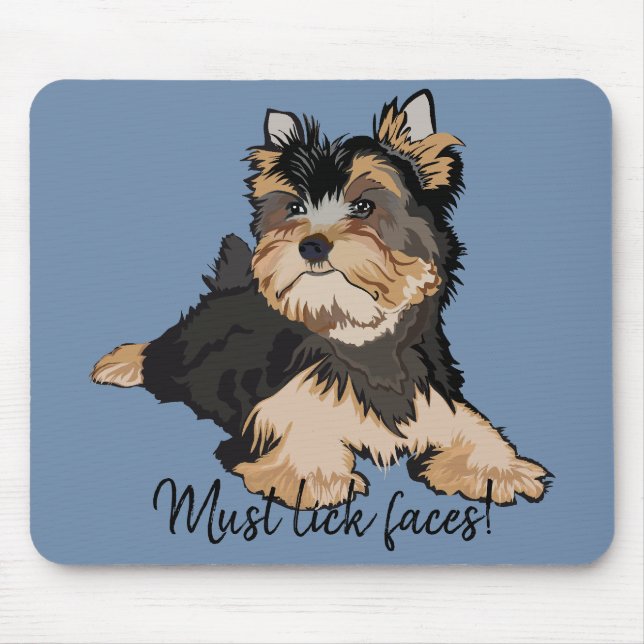 Mousepad Deve Colar Faces/Terrier Puppy (Frente)