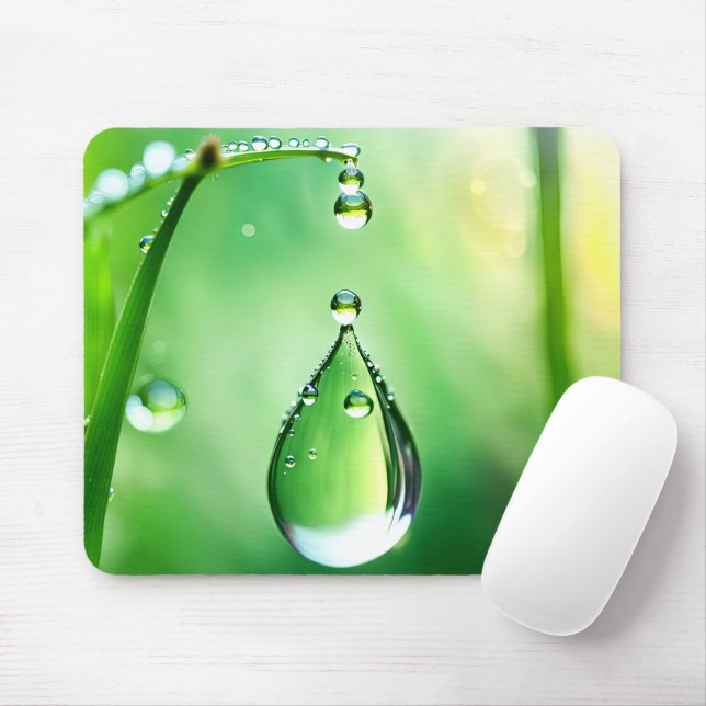 Mousepad Dew Drop On Grass (Com mouse)