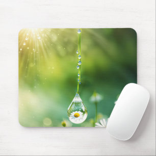 Mousepad Dew Drop with Daisy Refletion