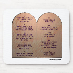 Mousepad Dez mandamentos
