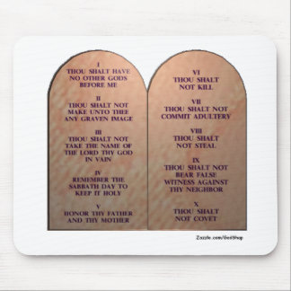 Mousepad Dez mandamentos