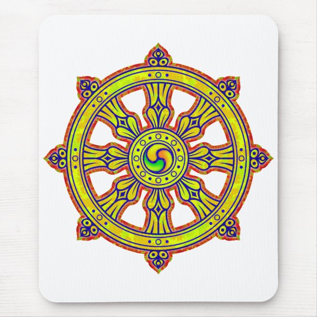 Mousepad Dharma budista Chakra (Frente)