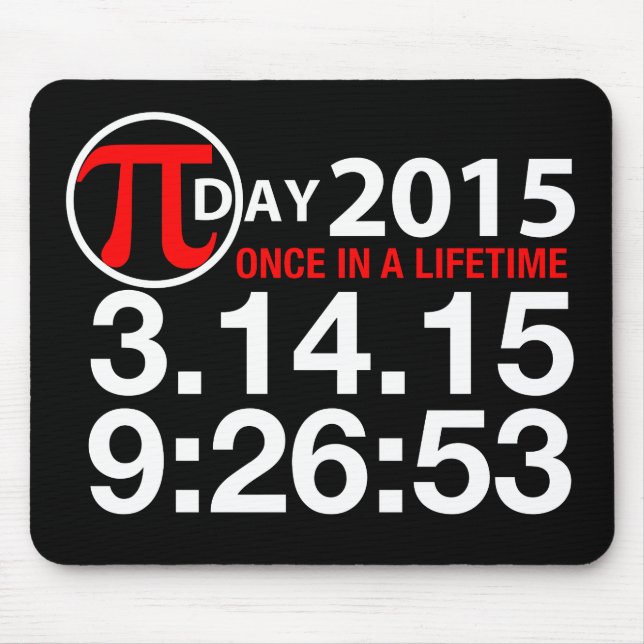 Mousepad Dia 2015 do Pi (Frente)