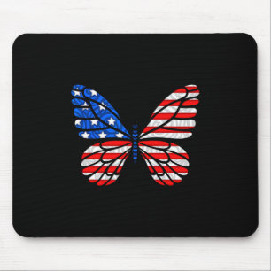 Mousepad Dia 4 de julho Bandeira América do Norte