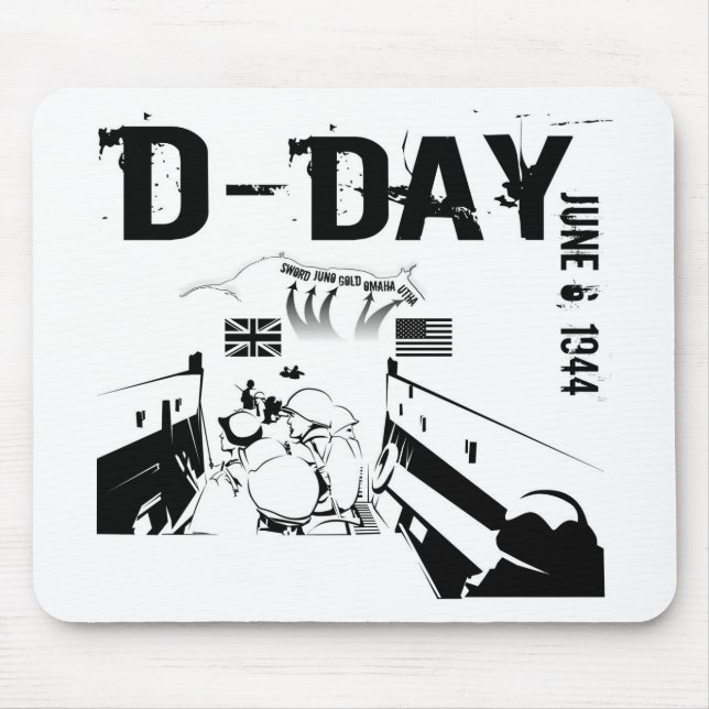 Mousepad DIA D 6 de junho de 1944 (Frente)