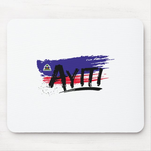Mousepad Dia da Bandeira do Haiti: Celebração da Independên (Frente)