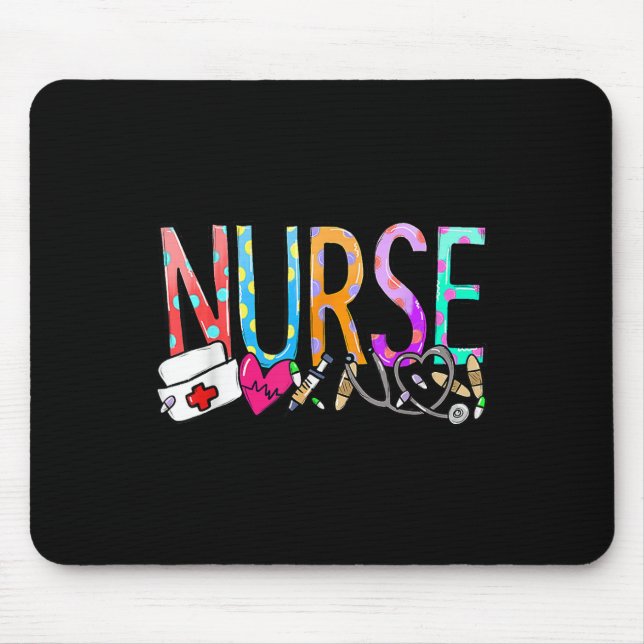 Mousepad Dia da Enfermeira Semana 2025 Mulheres (Frente)