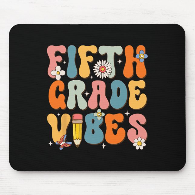Mousepad Dia Da Escola No Quinto Ano Volta À Escola (Frente)