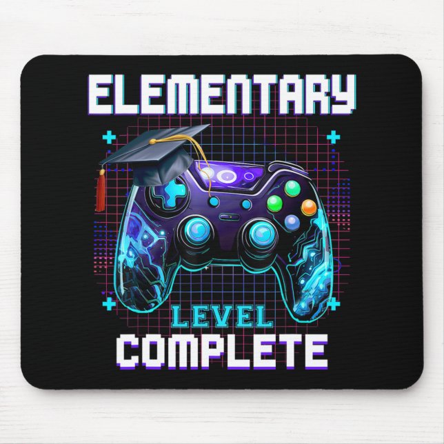 Mousepad Dia Da Graduação De Nível Elementar (Frente)