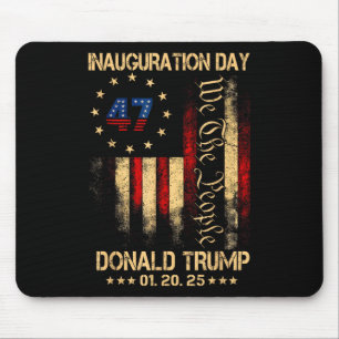 Mousepad Dia da Inauguração do Presidente Donald Trump 2025