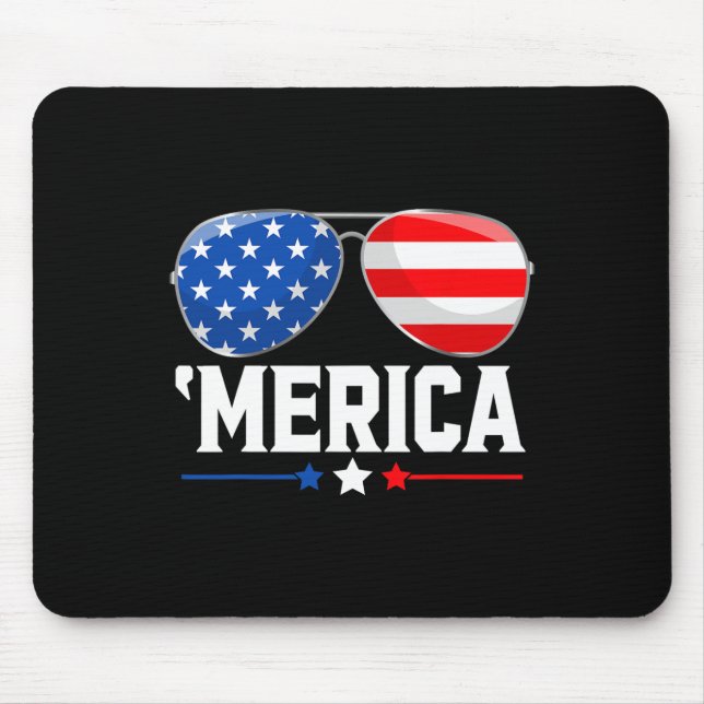 Mousepad Dia da Independência Americana de julho Onu Bandei (Frente)