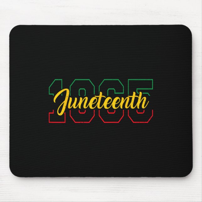 Mousepad Dia da Liberdade 19 de junho de 1865 Afro-American (Frente)