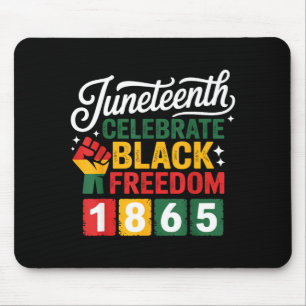 Mousepad Dia da liberdade Juneteenth 1865 orgulho negro cel