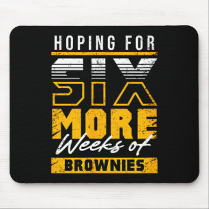 Mousepad Dia da Marmota Engraçado 6 Semanas A Mais De Doce