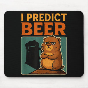Mousepad Dia da Marmota Eu Prevejo Humor Mal-humorado da Ce