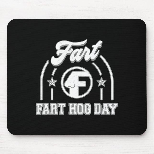 Mousepad Dia da Marmota Gargalhada de Peido  (Frente)