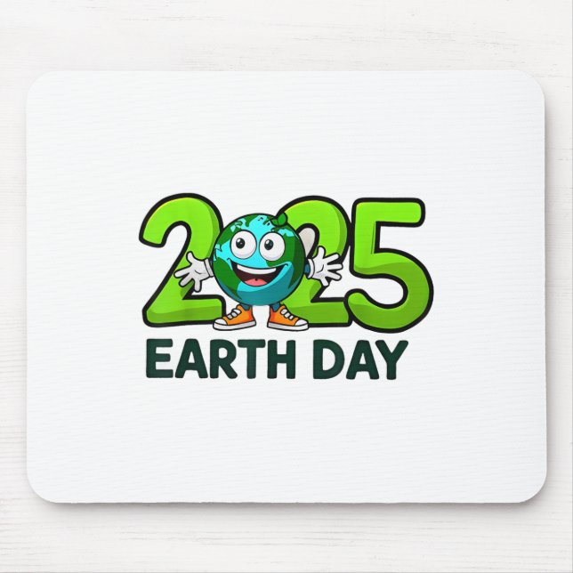 Mousepad Dia da Terra 2025 Crianças de Aniversário do Dia d (Frente)