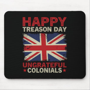Mousepad Dia da Traição Coloniais Ingratos 4 de julho Britâ