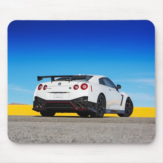 Mousepad Dia da trilha de Nissan GT-R (Frente)