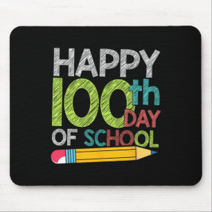 Mousepad Dia Dando Presente Aos Estudantes Felizes 100 Dias