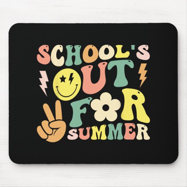 Mousepad Dia das Escolas de Groovy Fora para o Ensino de Ve (Frente)