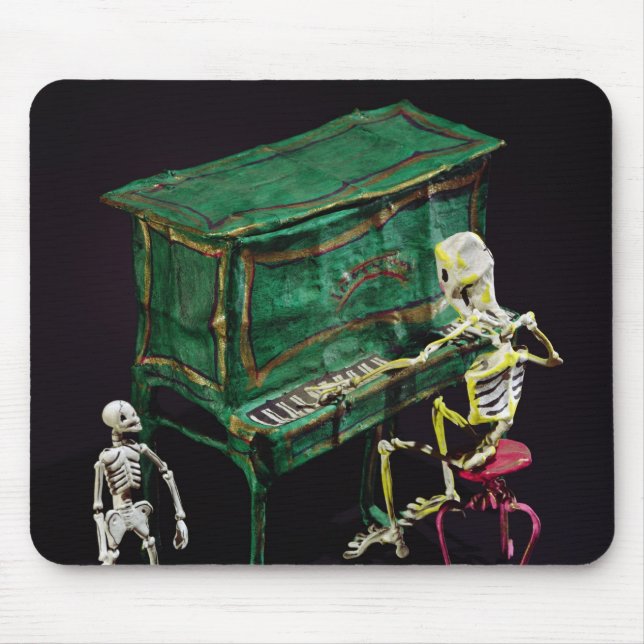 Mousepad Dia das figuras do morto como músicos (Frente)