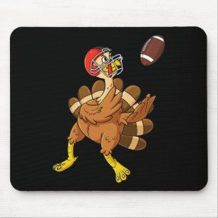 Mousepad Dia de Ação de Graças à Turquia Grande Receptor de