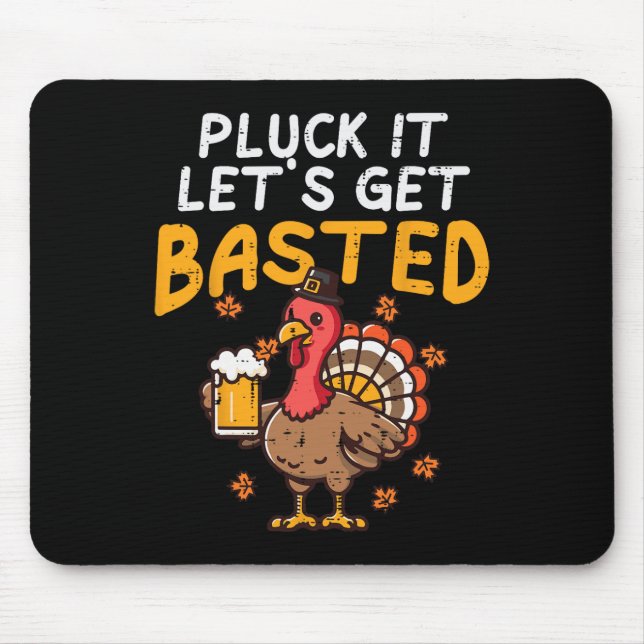 Mousepad Dia de Ação de Graças Arranque-o Vamos nos Apronta (Frente)