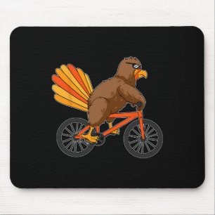 Mousepad Dia de Ação de Graças de Bike, Legal Bicicleta A