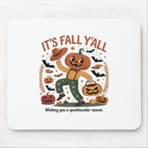 Mousepad Dia de as Bruxas engraçado Autumn Cute It's Fall Y
