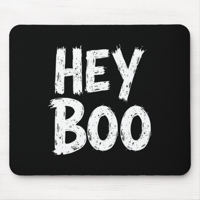 Mousepad Dia de as Bruxas engraçado Boo Ghost (Frente)