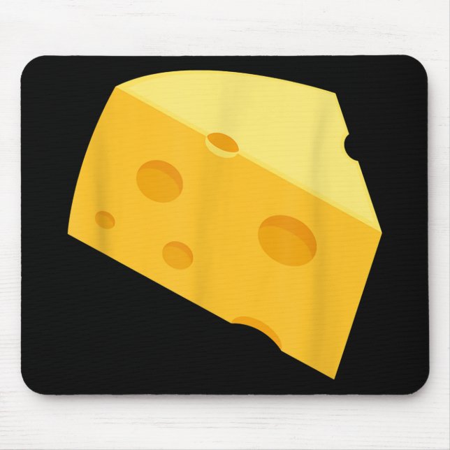 Mousepad Dia de as Bruxas engraçado Correspondente ao queij (Frente)