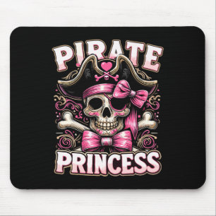 Mousepad Dia de as Bruxas engraçado Costume Pirate Princess