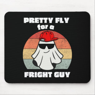 Mousepad Dia de as Bruxas engraçado de fantasia fantasma de