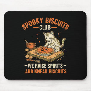 Mousepad Dia de as Bruxas engraçado de Gato do Soky Biscuit