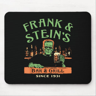 Mousepad Dia de as Bruxas engraçado Frank E Bar Grill