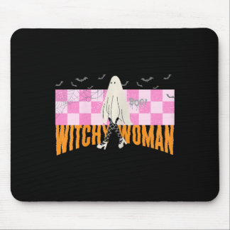 Mousepad Dia de as Bruxas engraçado Testemunhante Spooky Fe