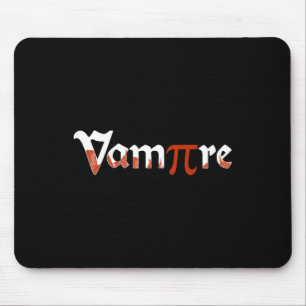Mousepad Dia de as Bruxas engraçado Vampiro Piada Pi Day Fi