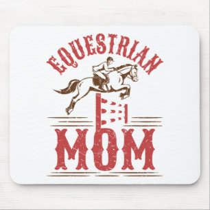 Mousepad Dia de as mães de Cavalo do Show Equestre da Mãe E