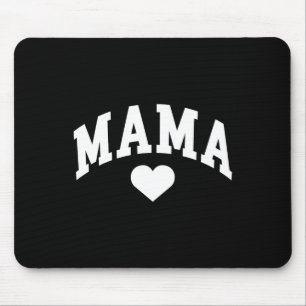 Mousepad Dia de as mães do coração da mamãe