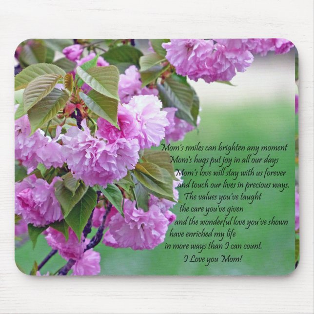 Mousepad Dia de as mães, eu te amo (Frente)