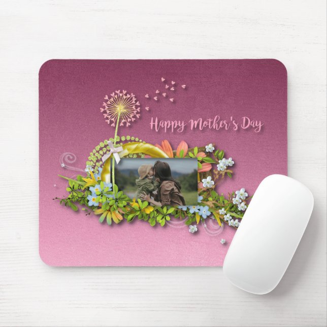 Mousepad Dia de as mães Feliz (Com mouse)